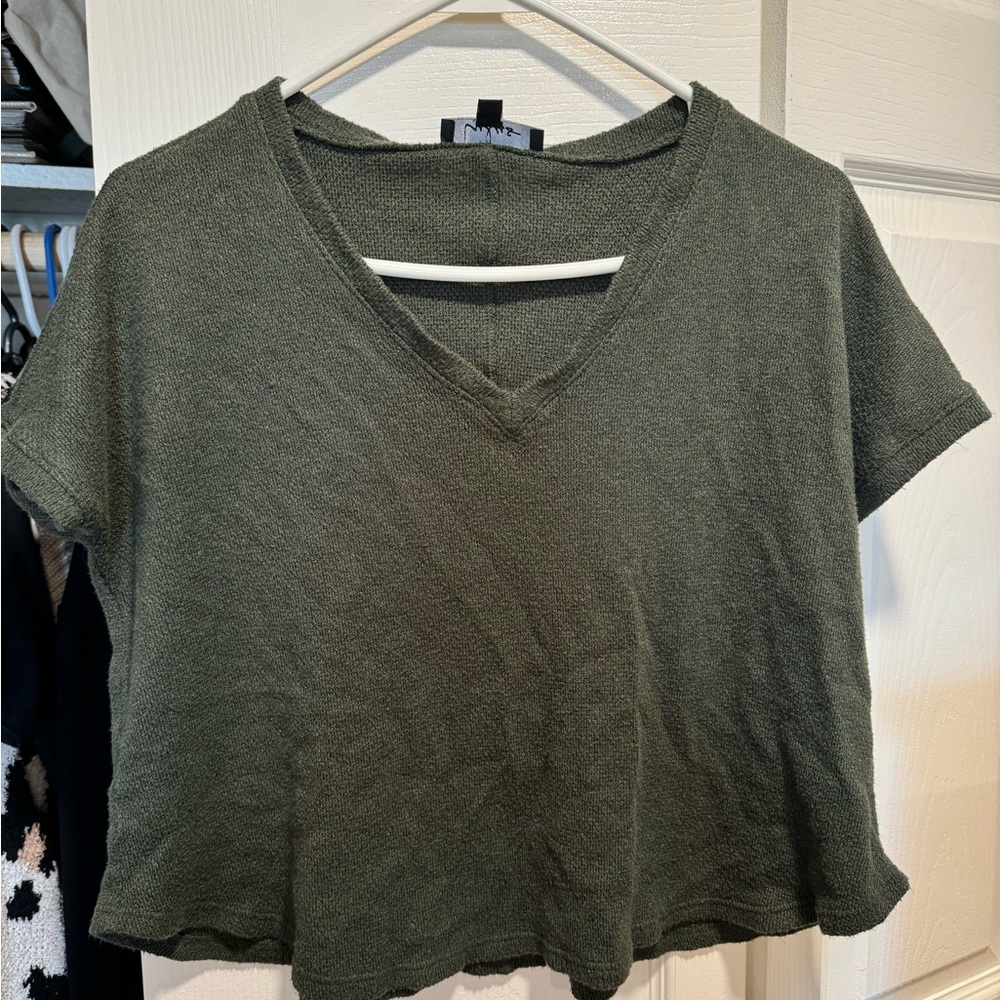 Lulus Dark Green Tshirt